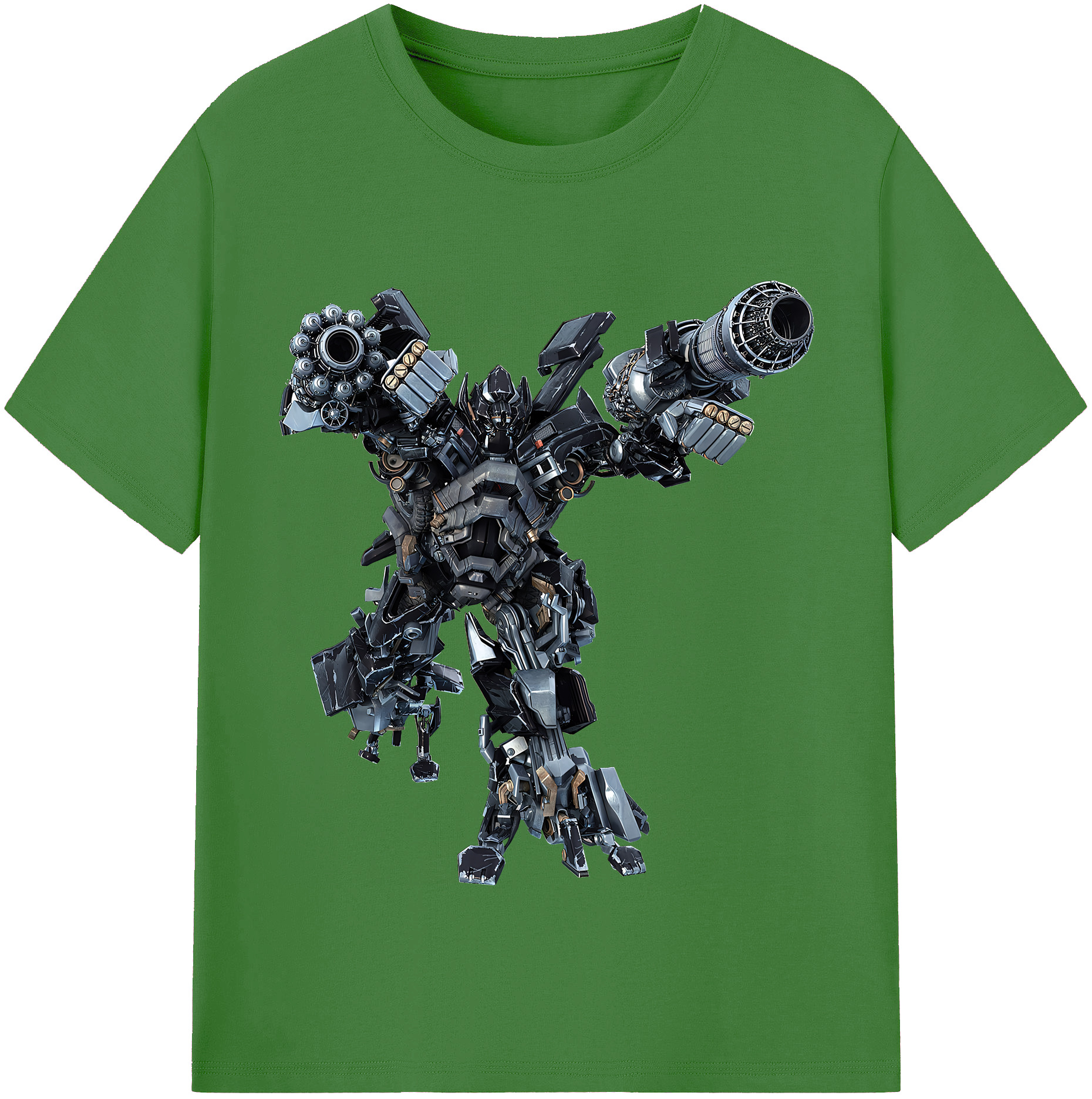 （画像用） Transformers トランスフォーマー レディースカジュアルプリントTシャツ（綿100％）